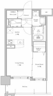 ネストピア博多グランドステージIII【10階】の間取り