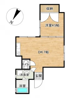 島瀬ビル【5階】の間取り