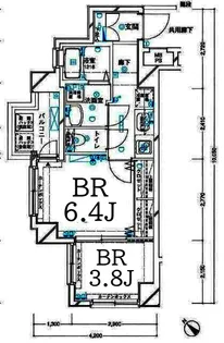 ヴェルト横濱石川町【4階】の間取り