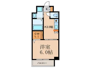 エステムプラザ梅田扇町公園パ-クランド【2階】の間取り