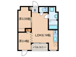 THE GRAND WIN【3階】の間取り