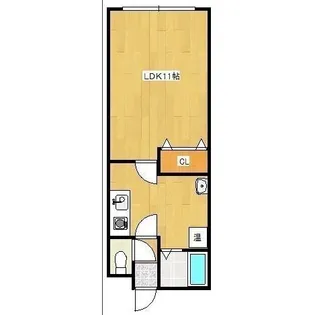 トクトラスト港【4階】の間取り