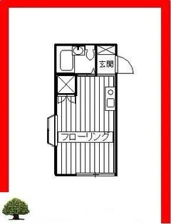 サンプラザ若松【2階】の間取り