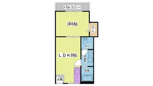 SUZURAN DANCHI I【4階】の間取り