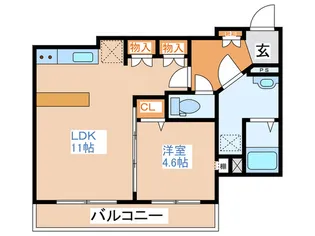 Clark Nord【7階】の間取り