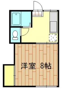 エルフォルグ北里【1階】の間取り