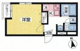 チェスタ大手町【2階】の間取り