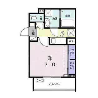 エスペランサ宮前【2階】の間取り