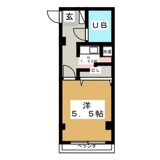 コートユーアイ【2階】の間取り