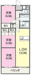 マーキュリーIII【3階】の間取り