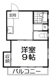 ハウスキャロットII【2階】の間取り