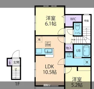 PIACERE A【2階】の間取り