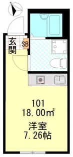 クレール弘明寺【1階】の間取り