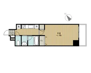 BUENA万代4【1階】の間取り