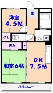 ビラシティ鈴木I【3階】の間取り