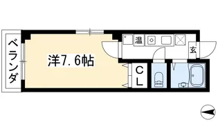 ぽえむ西陣館【4階】の間取り