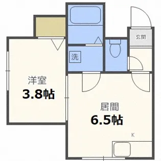 パセリーナ南郷【3階】の間取り
