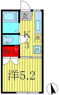 テラムラハイツ【2階】の間取り