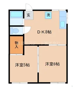 ルナクオーレ【2階】の間取り