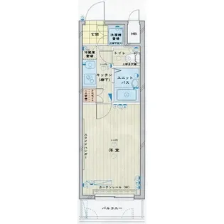 ルーブル西五反田弐番館【11階】の間取り