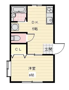 第2コーポ白沢【1階】の間取り