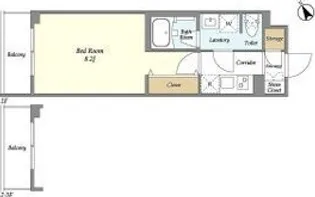 EsTRUTH MAGOME【1階】の間取り