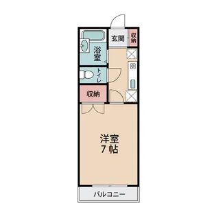 関長マンション【2階】の間取り