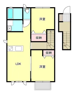 プランドールA【2階】の間取り