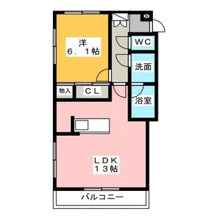 Le Gallia【2階】の間取り