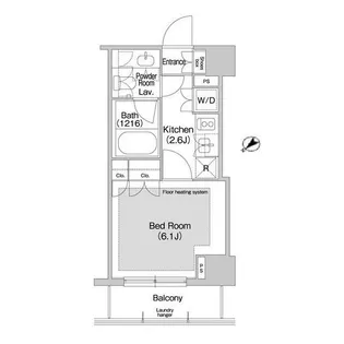 コンフォリア日本橋人形町イースト【10階】の間取り