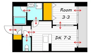 La Priere【6階】の間取り