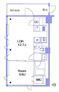 The TriBeCa【7階】の間取り