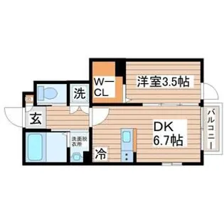 MERIAI【2階】の間取り