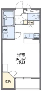 レオパレスコスモスカイ【2階】の間取り