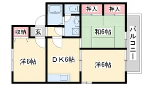 D’Flats宝殿【2階】の間取り