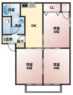 カーサ近藤IIC【2階】の間取り