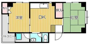 アドバンテージ帯山【2階】の間取り