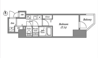 GRAN PASEO本郷三丁目【2階】の間取り
