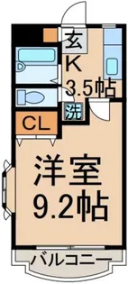 カーサ 恵【1階】の間取り