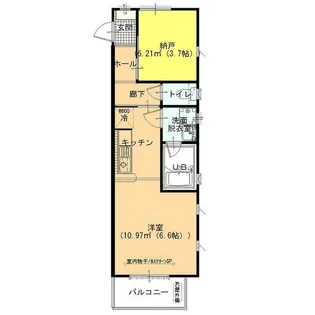 レガーロ浜町【1階】の間取り