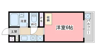 サンシーガルII【3階】の間取り