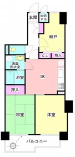 NICアーバンハイム柏【7階】の間取り