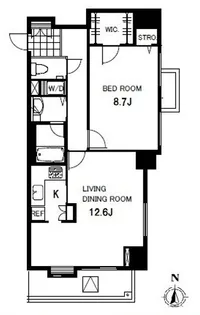 御殿山テラス【8階】の間取り
