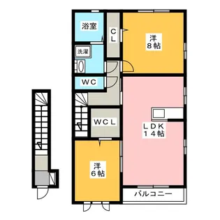 Leonids【2階】の間取り