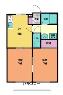 グレイスせせらぎ【2階】の間取り