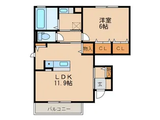 seed【1階】の間取り