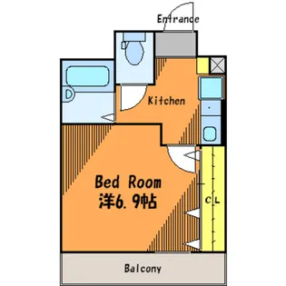 ガーラ蒲田【9階】の間取り