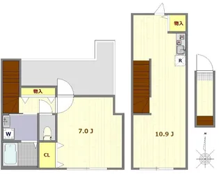 ミモザ哲学堂の間取り