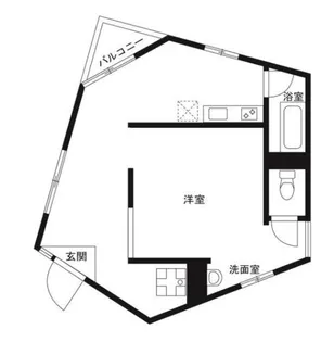 エンシェール砧【3階】の間取り