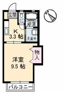 アメニックス福山 11番館【1階】の間取り